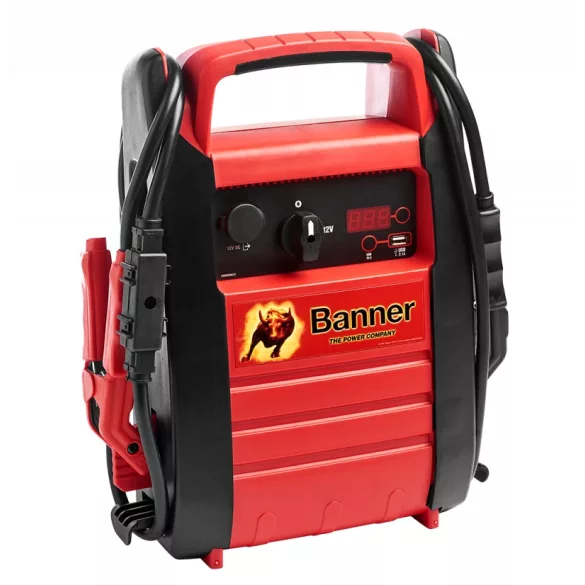 Banner Power Booster PB12 12V-os Professzionális Indításrásegítő Készülék 2300A