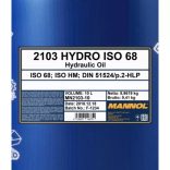Mannol 2103 Hydro ISO 68, ISO HM, DIN HLP hidraulikaolaj 10 liter