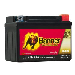   BANNER BIKE BULL GEL 12V 4AH BGB4L-B MOTOR AKKUMULÁTOR 50411 (YB4L-B)