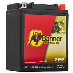   Banner Bike Bull GEL 12V 14Ah GB14L-A2 motor akkumulátor 51411 (YB14L-A2, YB14L-B2)