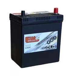   Eurokraft Gold Asia 12V 40Ah 340A Jobb+ Akkumulátor (vékony sarus)