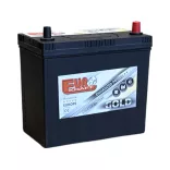 Eurokraft Gold Asia 12V 45Ah 380A Jobb+ Akkumulátor (vékony sarus)