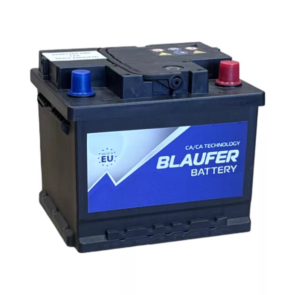 Blaufer 12V 50Ah 440A Jobb+ autó akkumulátor