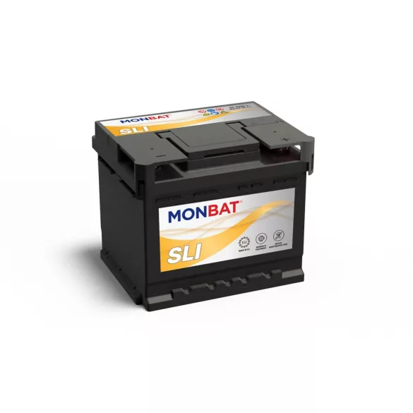 Monbat SLI 12V 50Ah 440A Jobb+ Akkumulátor