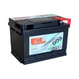 Eurokraft Silver 12V 55Ah 480A Jobb+ autó akkumulátor
