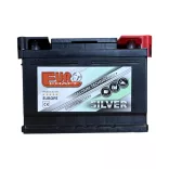 Eurokraft Silver 12V 55Ah 480A Jobb+ autó akkumulátor