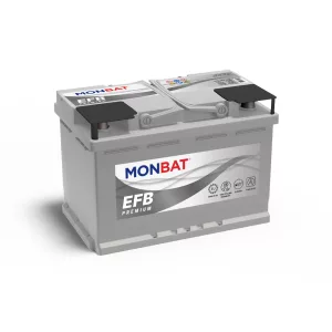 Monbat EFB Premium Start Stop 12V 70Ah 780A Jobb+ Akkumulátor