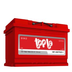 Topla Energy 12V 75Ah 750A Jobb+ Autó Akkumulátor