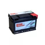 Eurokraft Silver 12V 75Ah 640A Jobb+ autó akkumulátor