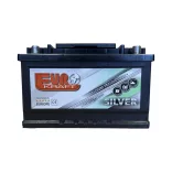Eurokraft Silver 12V 75Ah 640A Jobb+ autó akkumulátor