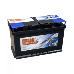   Eurokraft Start-Stop EFB 12V 80Ah 800A Jobb+ Autó Akkumulátor