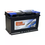 Eurokraft Start-Stop EFB 12V 80Ah 800A Jobb+ Autó Akkumulátor