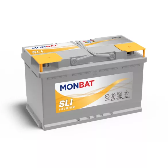 Monbat SLI Premium 12V 85Ah 800A Jobb+ Akkumulátor