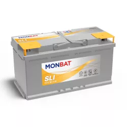 Monbat SLI Premium 12V 100Ah 920A Jobb+ Akkumulátor