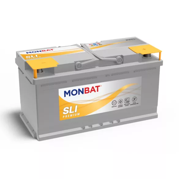 Monbat SLI Premium 12V 100Ah 920A Jobb+ Akkumulátor