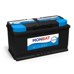   Monbat AGM Start Stop 12V 105Ah 950A Jobb+ Autó Akkumulátor