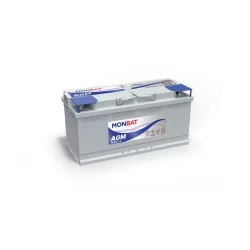   Monbat AGM Premium Start Stop 12V 105Ah 970A Jobb+ Akkumulátor