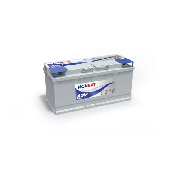 Monbat AGM Premium Start Stop 12V 105Ah 970A Jobb+ Akkumulátor