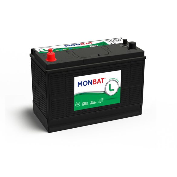 Monbat Leisure 12V 120Ah DUAL (zárt, gondozásmentes) munka akkumulátor