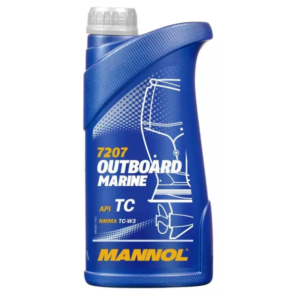 Mannol 7207-1 Outboard Marine TD kétütemű olaj 1L