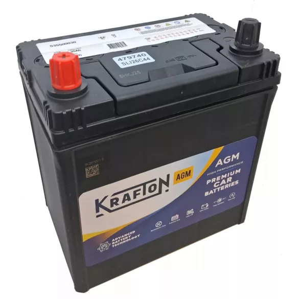 Krafton AGM 35Ah 300A Bal+ Akkumulátor (AGM535500030)