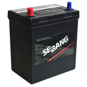 Sebang 12V 38Ah 300A Japán Bal+ Akkumulátor (vékony sarus)