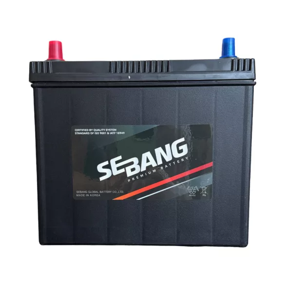 Sebang 12V 45Ah 400A Japán Bal+ Akkumulátor (vékony sarus)