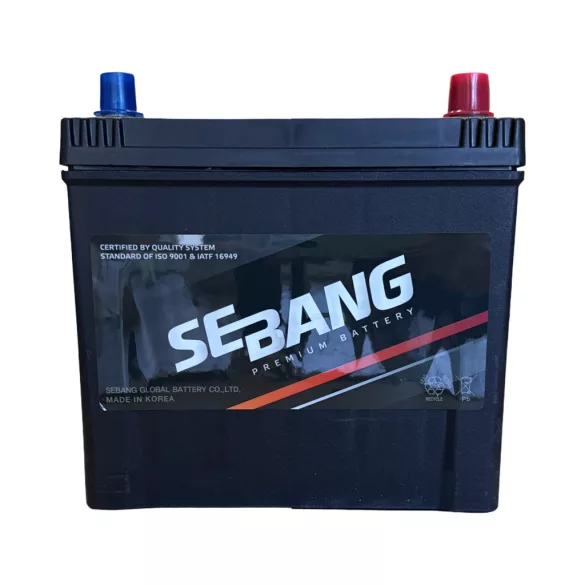 Sebang 12V 65Ah 560A Japán Jobb+ Akkumulátor