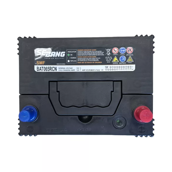 Sebang 12V 65Ah 560A Japán Jobb+ Akkumulátor