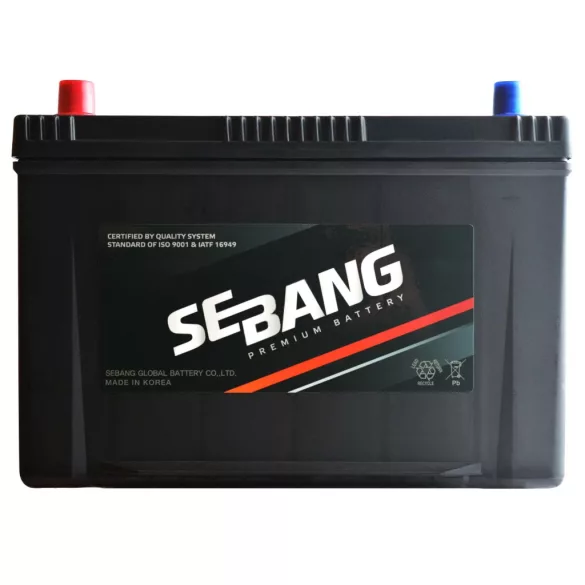 Sebang 12V 100Ah 780A Japán Bal+ Akkumulátor