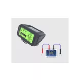 Battery Monitor 12V-os akkumulátor állapot- és töltés teszter, napelemes LED-es kijelző egységgel