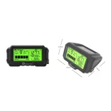 Battery Monitor 12V-os akkumulátor állapot- és töltés teszter, napelemes LED-es kijelző egységgel