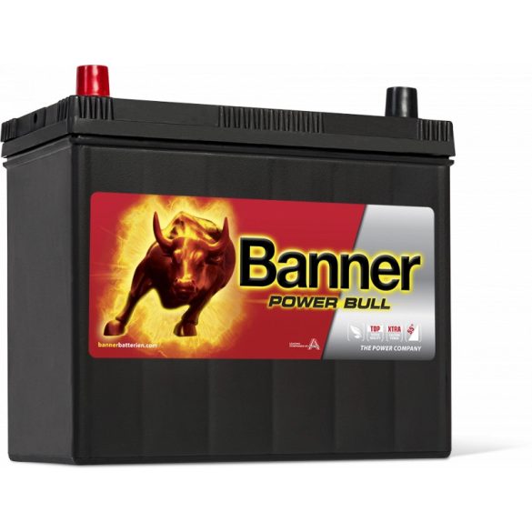 Banner Power Bull 12V 45Ah 390A Bal+ akkumulátor (P45 24)