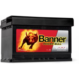 Banner Power Bull 12V 74Ah 680A Jobb+ akkumulátor (P74 12)