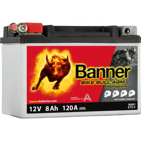 Banner Bike Bull AGM PRO ETX 9 motor akkumulátor