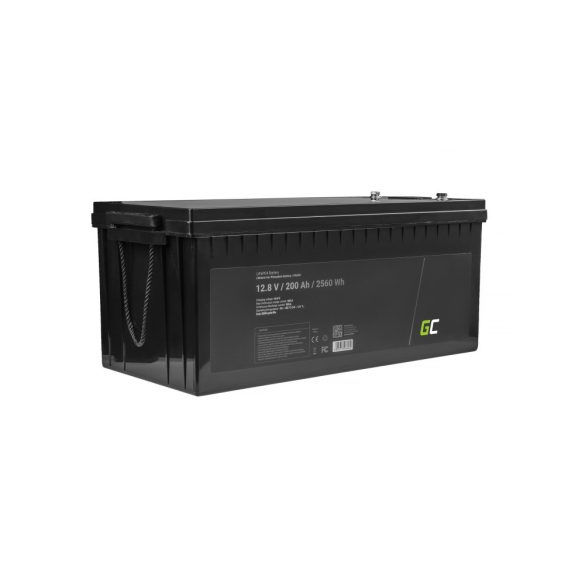 Green Cell akkumulátor LiFePO4 200Ah 12.8V 2560Wh Lítium-vasfoszfát, fotovoltaikus, napelemes rendszerhez 