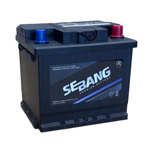 Sebang EFB Start Stop 12V 50Ah 540A Jobb+ Akkumulátor (EFB050RHN)