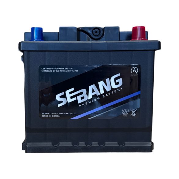 Sebang EFB Start Stop 12V 50Ah 540A Jobb+ Akkumulátor (EFB050RHN)