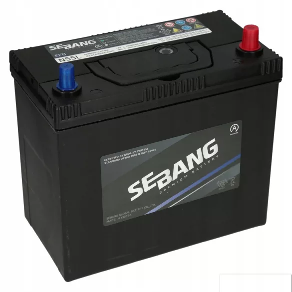 Sebang EFB Start Stop 12V 55Ah 460A akkumulátor (N55L)