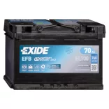 Exide Start-Stop EFB 12V 70Ah 760A jobb+ Autó Akkumulátor (EL700)