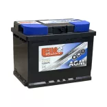 Eurokraft AGM Start-Stop 12V 60Ah 660A Jobb+ Autó Akkumulátor