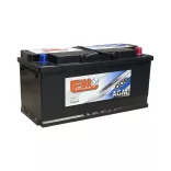 Eurokraft AGM Start-Stop 12V 105Ah 950A Autó Akkumulátor