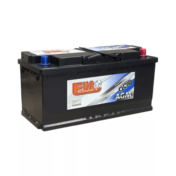 Eurokraft AGM Start-Stop 12V 105Ah 950A Autó Akkumulátor