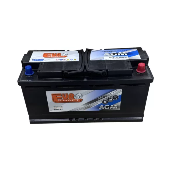 Eurokraft AGM Start-Stop 12V 105Ah 950A Autó Akkumulátor