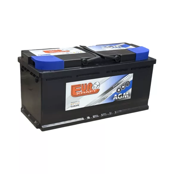 Eurokraft AGM Start-Stop 12V 105Ah 950A Autó Akkumulátor