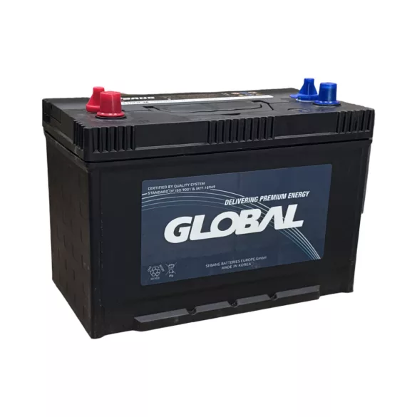 Global DCM DUAL 12V 110Ah Bal+ munka akkumulátor
