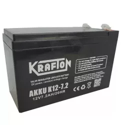   Krafton 12V 7,2Ah szünetmentes riasztó akkumulátor (K12-7.2)