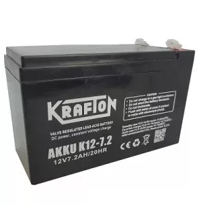 Krafton 12V 7,2Ah szünetmentes riasztó akkumulátor (K12-7.2)