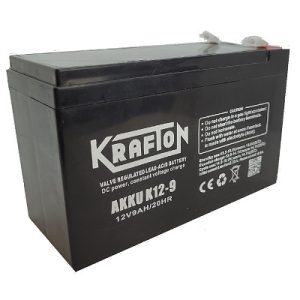 Krafton 12V 9Ah riasztó akkumulátor (KC12-9)