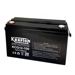 Krafton AGM - GEL 12V 100Ah zselés munka akkumulátor